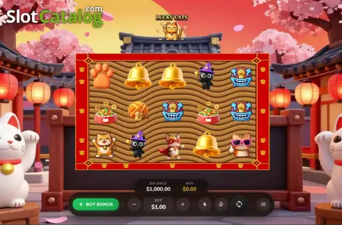 Скрин2. Lucky Cats (Trendyblast Gaming) слот