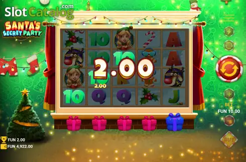 Скрин3. Santa's Secret Party слот