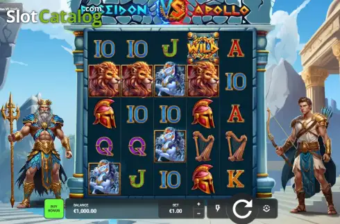 Скрин2. Poseidon vs Apollo слот