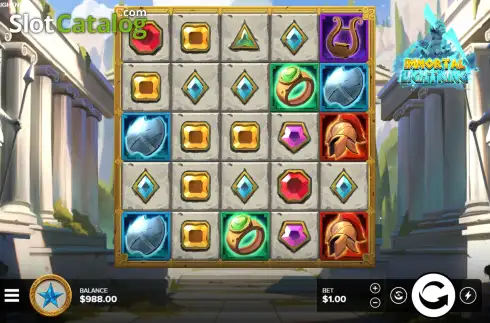 Скрин2. Immortal Lightning слот