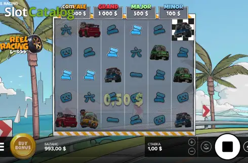 Скрин3. Reel Racing слот