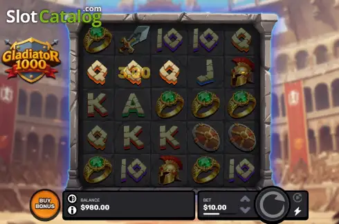 Скрин3. Gladiator 1000 слот