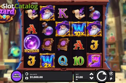 Скрин2. Wizard Shop (Uppercut Gaming) слот