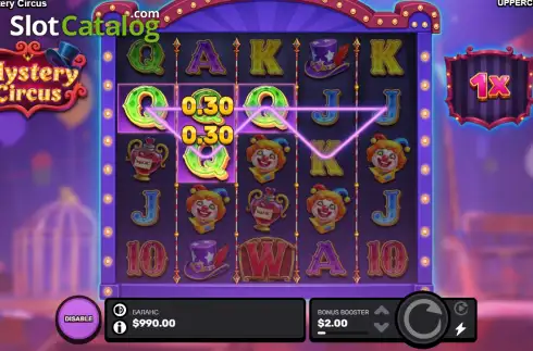 Скрин3. Mystery Circus слот