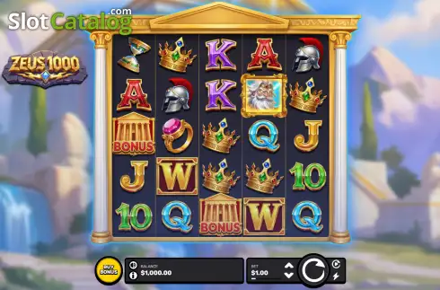Скрин2. Zeus 1000 (Uppercut Gaming) слот