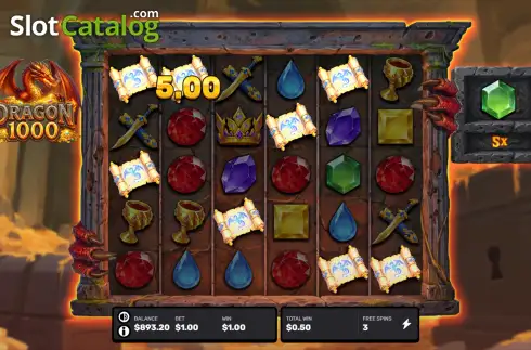 Скрин3. Dragon 1000 слот
