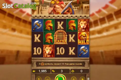 Скрин2. Roman Gladiator слот