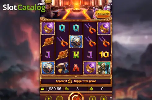 Скрин2. Forgefire God слот