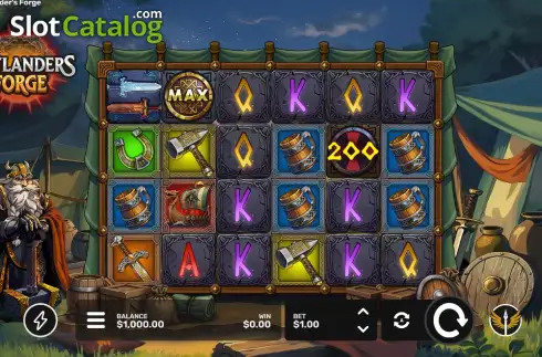 Скрин2. Waylanders Forge слот