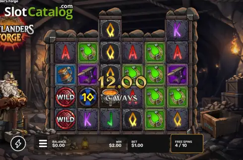Скрин3. Waylanders Forge слот