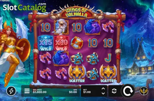 Скрин2. Wings Of Valhalla слот