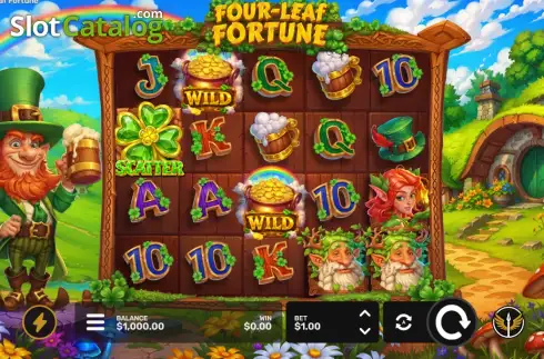 Скрин2. Four Leaf Fortune слот