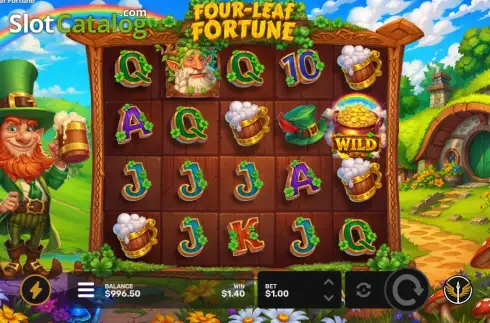Скрин3. Four Leaf Fortune слот