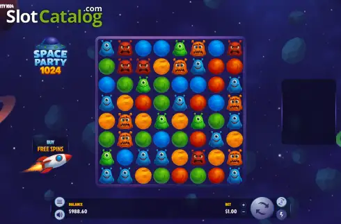 Скрин2. Space Party 1024 слот