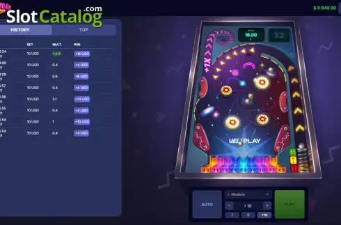 Скрин3. Pinball Rush слот