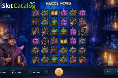 Скрин2. Wacky Wilds слот