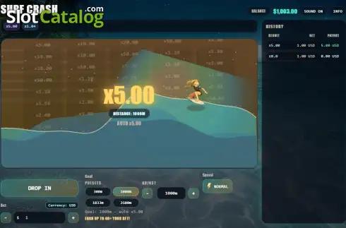 Скрин3. Surf Crash слот