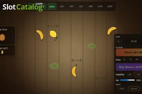 Скрин3. Fruit Cutter слот