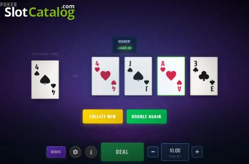 Скрин3. Double Poker (Virtual Gold Studios) слот