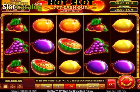 Скрин2. Hot Slot: 777 Cash Out (Voltent) слот