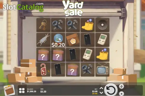 Скрин3. Yard Sale слот