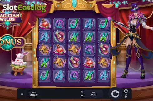 Скрин2. Magician Wilds слот