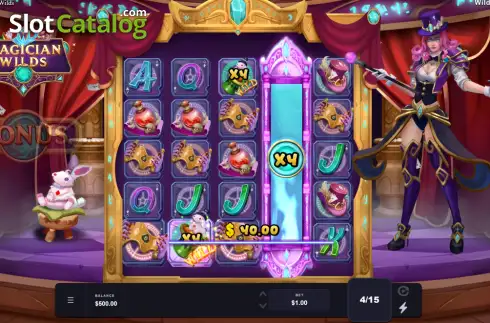 Скрин3. Magician Wilds слот