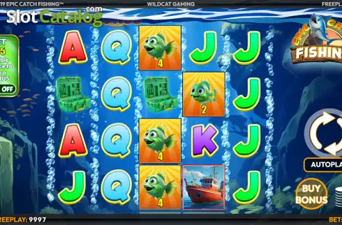 Скрин2. Epic Catch Fishing (Wildcat Gaming) слот