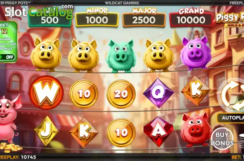 Скрин2. Piggy Pots слот
