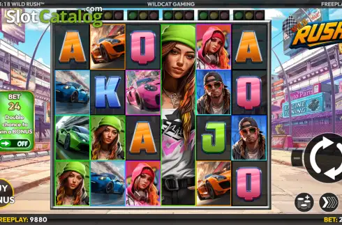 Скрин2. Wild Rush (Wildcat Gaming) слот