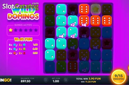Скрин3. Wild Dominos слот