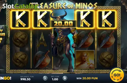 Скрин3. Treasure of Minos слот