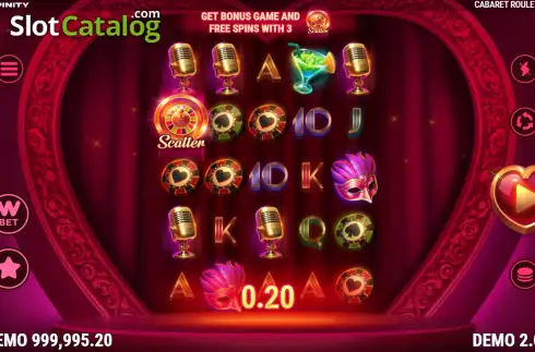 Скрин3. Cabaret Roulette слот