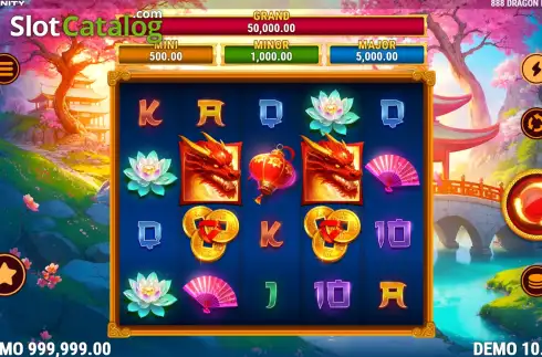 Скрин2. 888 Dragon Luck слот