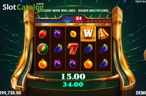 Скрин3. Fruity Bliss Bonanza слот