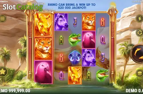 Скрин2. Gilden Rhino слот