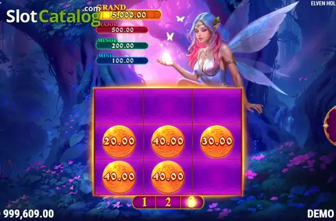 Скрин3. Elven Hold and Win слот