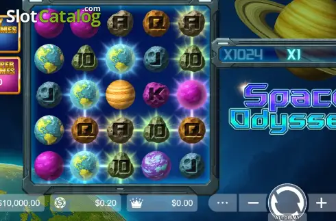 Скрин2. Space Odyssey (Winwave) слот