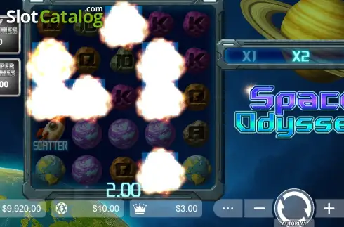 Скрин3. Space Odyssey (Winwave) слот