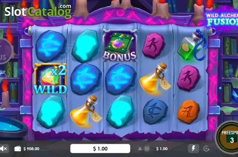 Скрин3. WILD ALCHEMY: FUSION слот