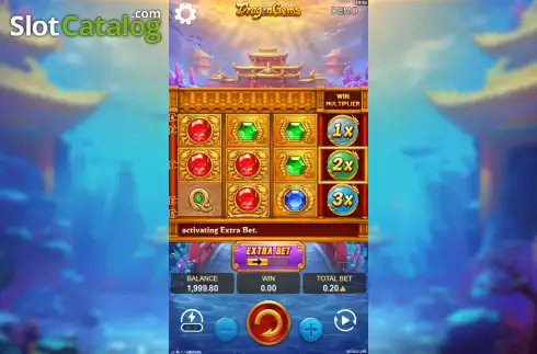 Скрин2. Dragon Gems (Yellow Bat) слот
