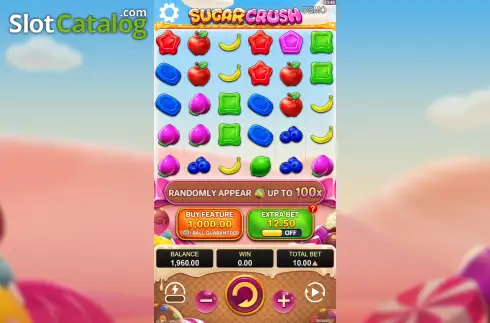 Скрин2. Sugar Crush (Yellow Bat) слот