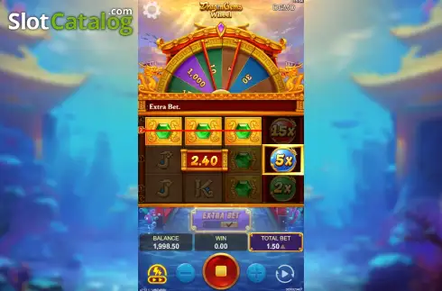Скрин5. Dragon Gems Wheel слот