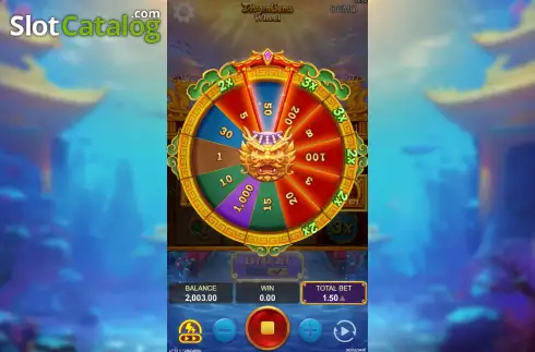 Скрин7. Dragon Gems Wheel слот
