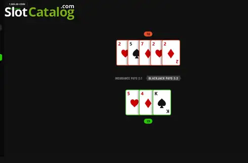Скрин3. Yoriginal Blackjack слот