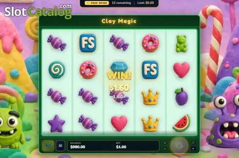 Скрин3. Clay Magic слот