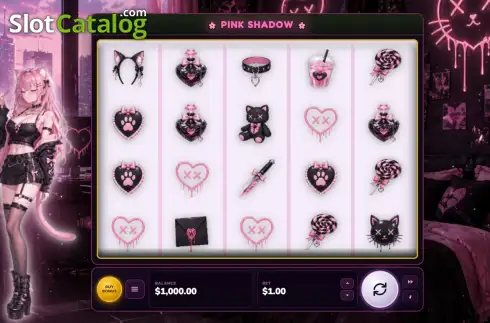 Скрин2. Pink Shadow слот