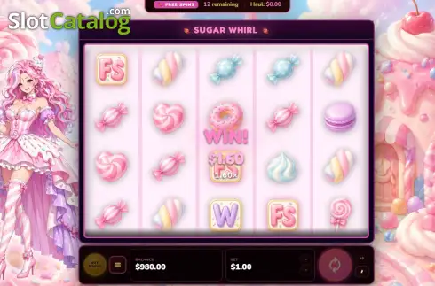 Скрин3. Sugar Whirl слот