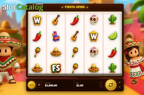 Скрин2. Fiesta Spins слот