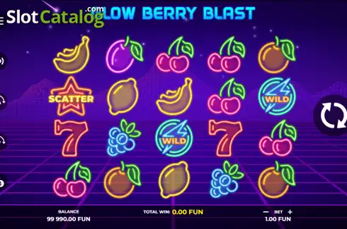 Скрин2. Glowberry Blast слот